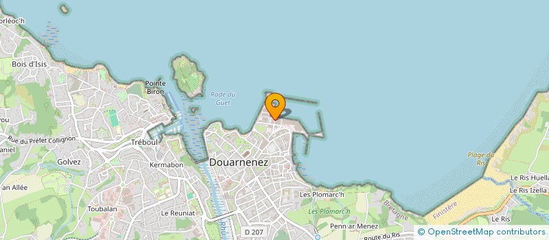 localisation de l'entreprise PDZ à DOUARNENEZ