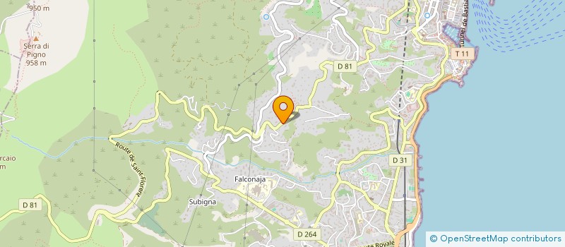 localisation de l'entreprise PE A MEMORIA à BASTIA