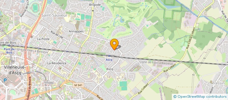 localisation de l'entreprise PE CONSEIL ET STRATEGIE  FOREST-SUR-MARQUE