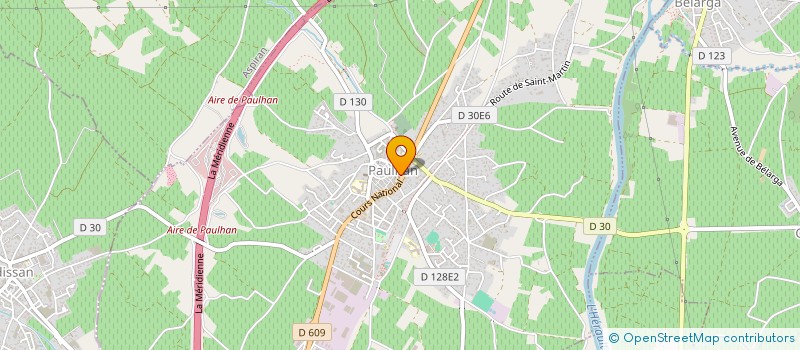 localisation de l'entreprise PE DI MARTINO WINES & SPIRITS  PAULHAN