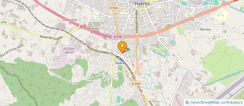 localisation de l'entreprise PE INVEST  HYERES