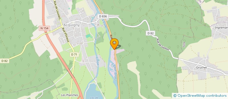 localisation de l'entreprise PE INVEST  ACQUIGNY