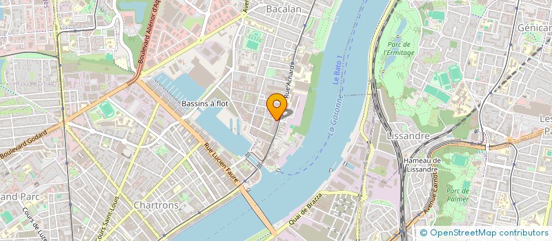 localisation de l'entreprise PE'PE STUDIO  BORDEAUX