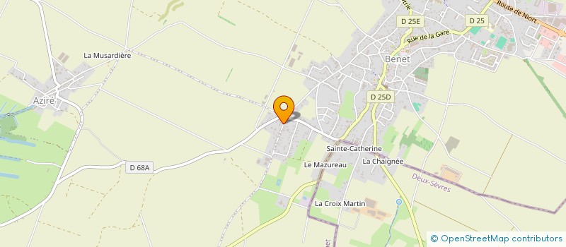 localisation de l'entreprise PE RIMBAUD à BENET