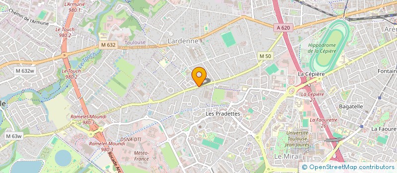 localisation de l'entreprise PE2J à TOULOUSE