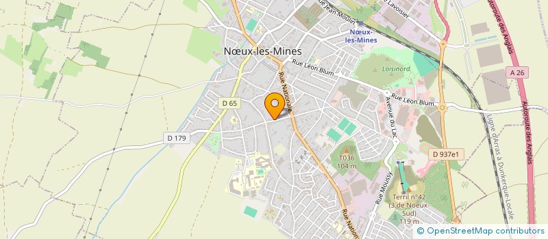 localisation de l'entreprise PE2SL  NUX-LES-MINES