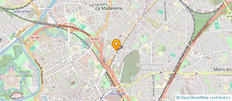 localisation de l'entreprise PE6 à LA MADELEINE