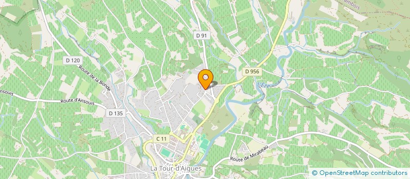 localisation de l'entreprise PEA  LA TOUR-D'AIGUES