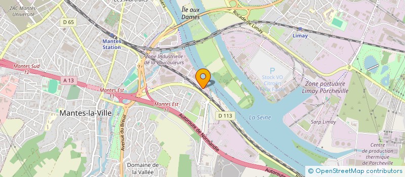 localisation de l'entreprise PEAC GESTION  MANTES-LA-VILLE