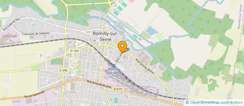 localisation de l'entreprise PEACE AFRO SHOP  ROMILLY-SUR-SEINE