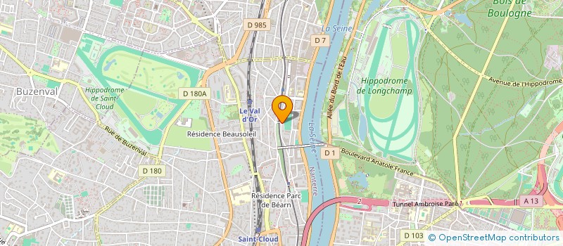 localisation de l'entreprise PEACE AND BLOOD  SAINT-CLOUD