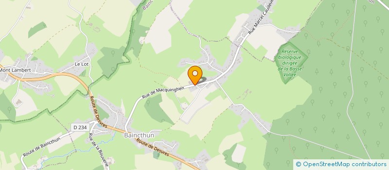 localisation de l'entreprise PEACE AND CHEFS  BAINCTHUN