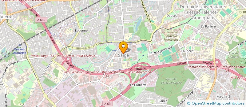 localisation de l'entreprise PEACE AND DEVELOPMENT INITIATIVE - INITIATIVE POUR LA PAIX ET LE DEVELOPPEMENT (PNDI) à PESSAC