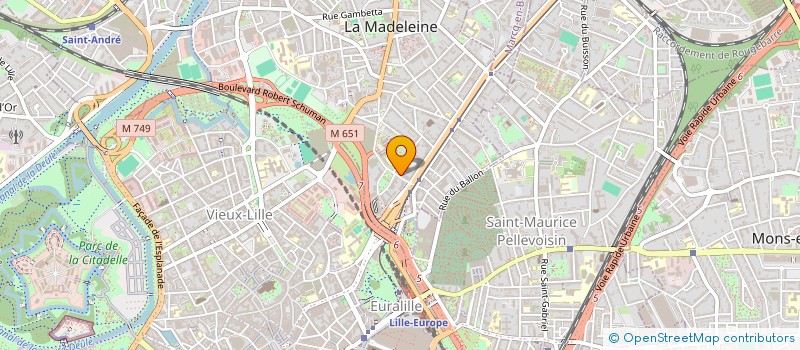 localisation de l'entreprise PEACE ID à LA MADELEINE