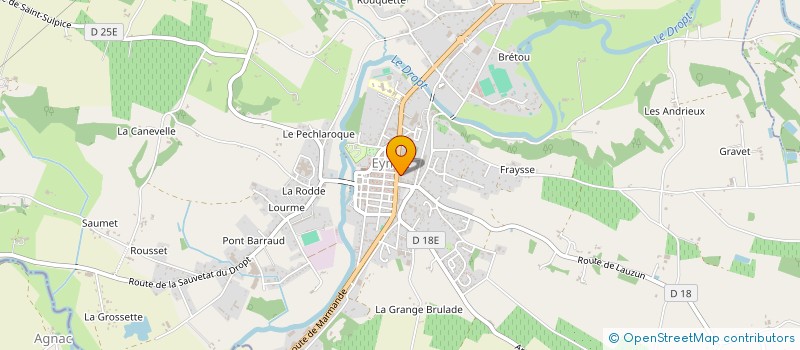 localisation de l'entreprise PEACE OF MIND  EYMET