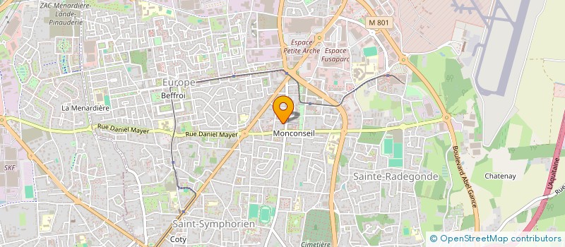 localisation de l'entreprise PEACE UNITY  TOURS