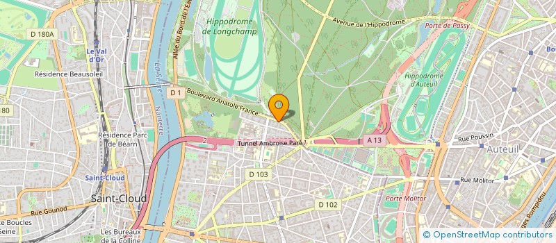 localisation de l'entreprise PEACEFUL  BOULOGNE-BILLANCOURT