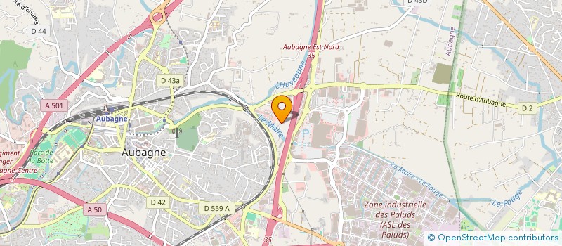 localisation de l'entreprise PEACH PILATES  AUBAGNE