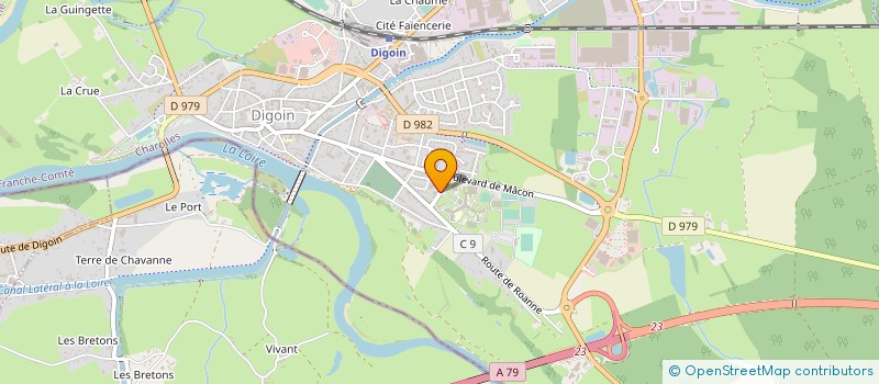 localisation de l'entreprise PEACH PIT  DIGOIN