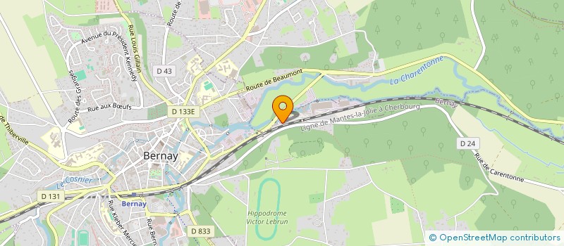 localisation de l'entreprise PEACOCKS EMPIRE  BERNAY