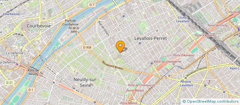 localisation de l'entreprise PEAFOWL HOLDING à NEUILLY-SUR-SEINE