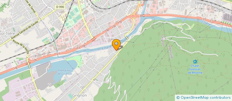 localisation de l'entreprise PEAK CONSTRUCTION  SAINT-PAUL-SUR-ISERE