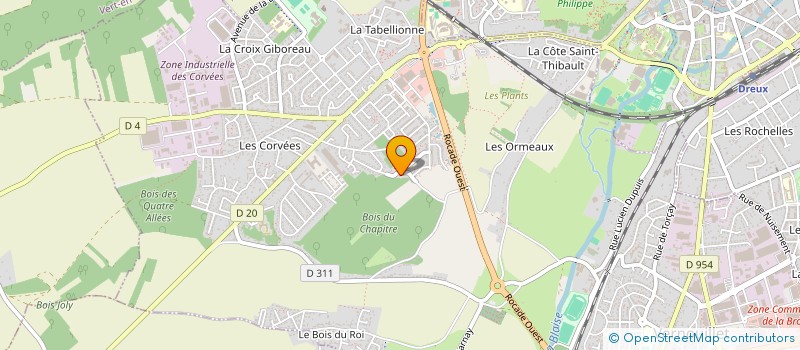 localisation de l'entreprise PEAK IT à VERNOUILLET
