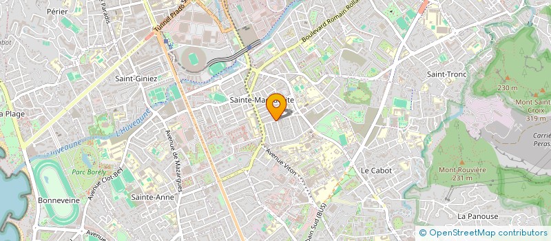 localisation de l'entreprise PEAK OFFICE à MARSEILLE
