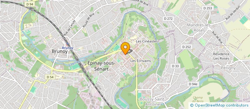 localisation de l'entreprise PEAK PERFORMANCE à EPINAY-SOUS-SENART