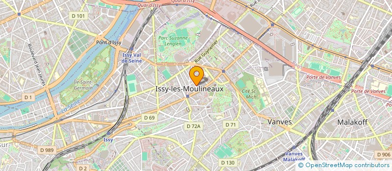 localisation de l'entreprise PEAK PERFORMANCES à ISSY-LES-MOULINEAUX