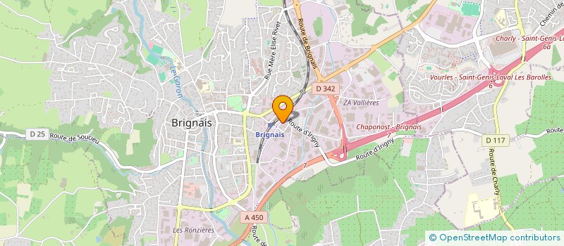 localisation de l'entreprise PEAK PLACE  BRIGNAIS