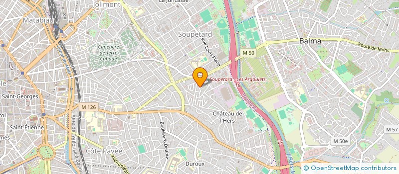 localisation de l'entreprise PEAK TIME  TOULOUSE