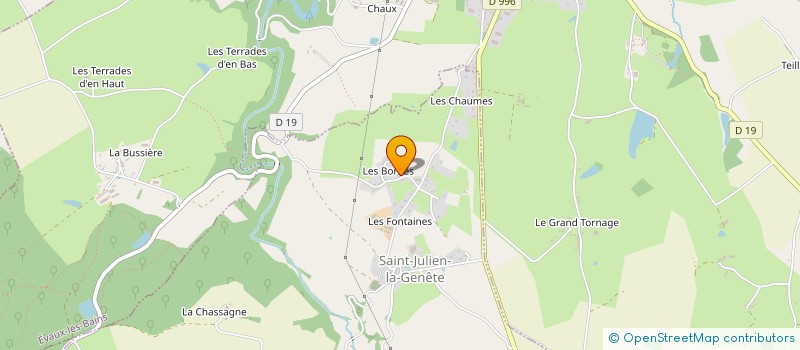 localisation de l'entreprise PEAKIMMO  SAINT-JULIEN-LA-GENETE