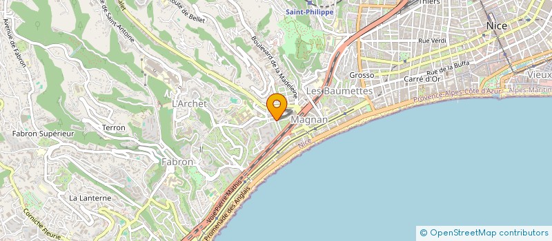 localisation de l'entreprise PEAKNPOKE à NICE