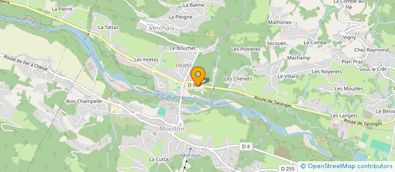 localisation de l'entreprise PEAKRIDE TRANSFERS  VERCHAIX