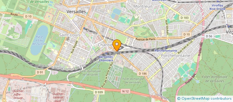 localisation de l'entreprise PEAKWAVE TECHNOLOGIES à VERSAILLES