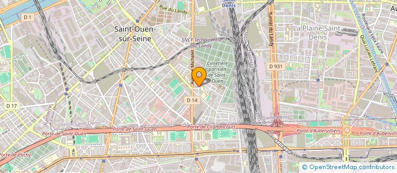 localisation de l'entreprise PEAKWISE  SAINT-OUEN-SUR-SEINE