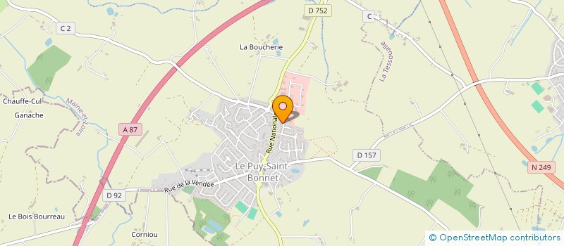 localisation de l'entreprise PEAKYJ à CHOLET