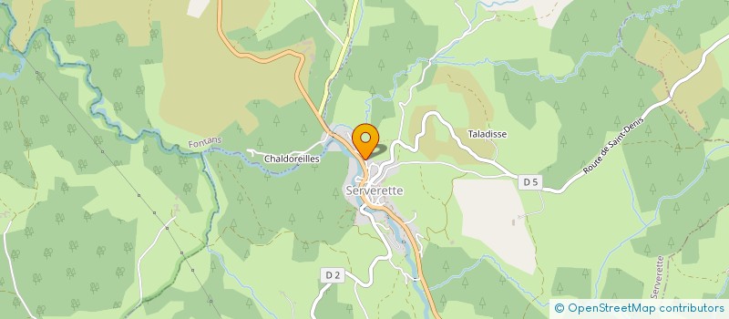 localisation de l'entreprise PEAN  SERVERETTE