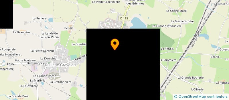 localisation de l'entreprise PEAN-FOUBERT  BEAULIEU-SUR-OUDON