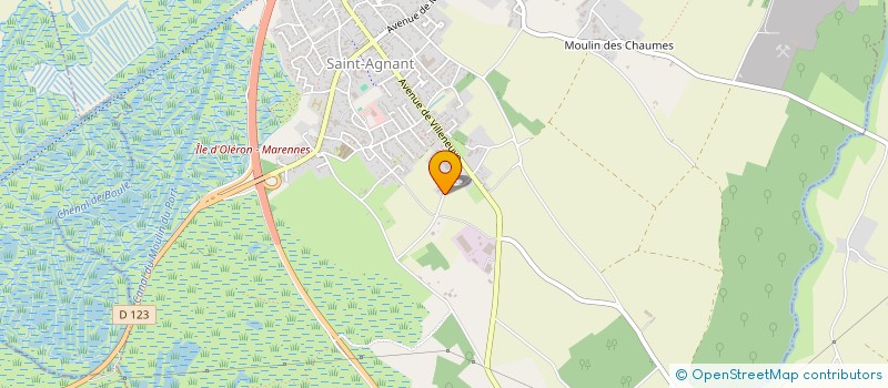 localisation de l'entreprise PEAN FRERES  SAINT-AGNANT