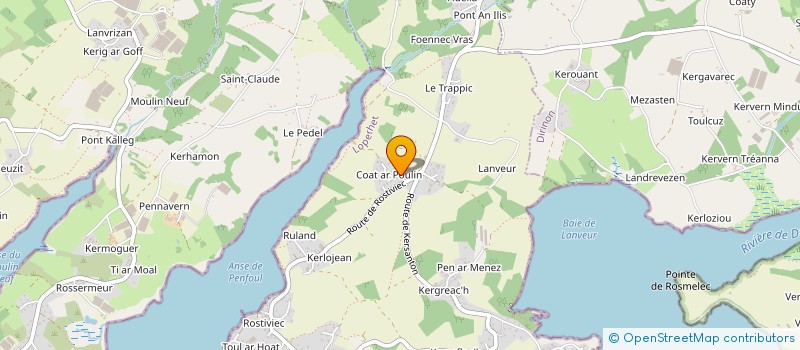 localisation de l'entreprise PEAN-OC'H à LOPERHET