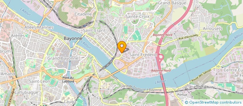 localisation de l'entreprise PEANT ET CANDELA à BAYONNE