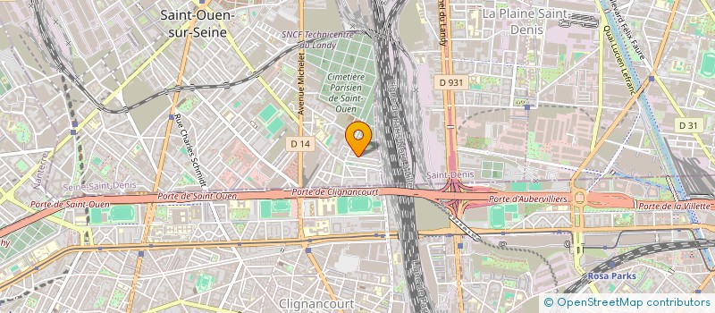 localisation de l'entreprise PEANUT à SAINT-OUEN-SUR-SEINE