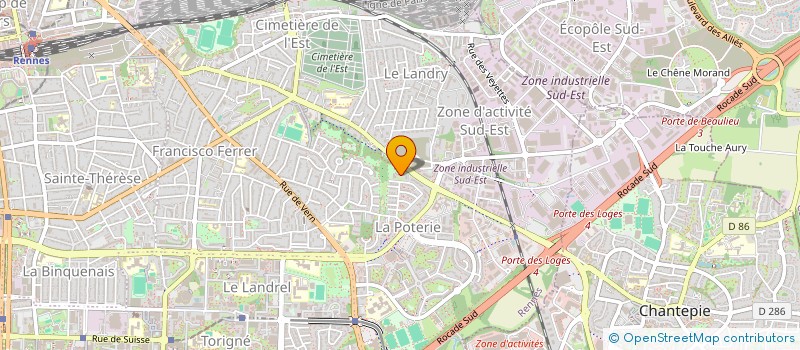 localisation de l'entreprise PEANUT GALS PROD  RENNES