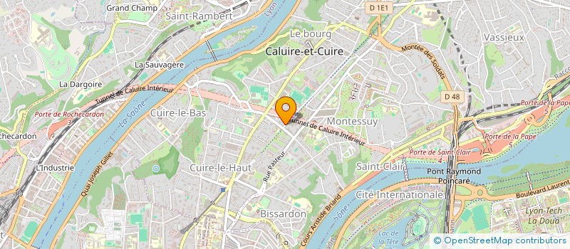 localisation de l'entreprise PEANUTS  CALUIRE-ET-CUIRE