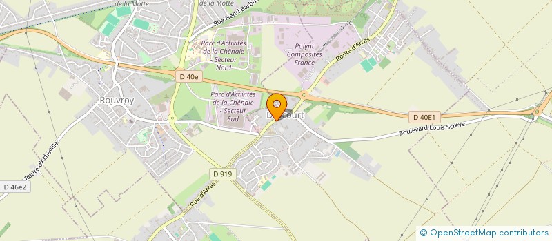 localisation de l'entreprise PEANUTS  DROCOURT