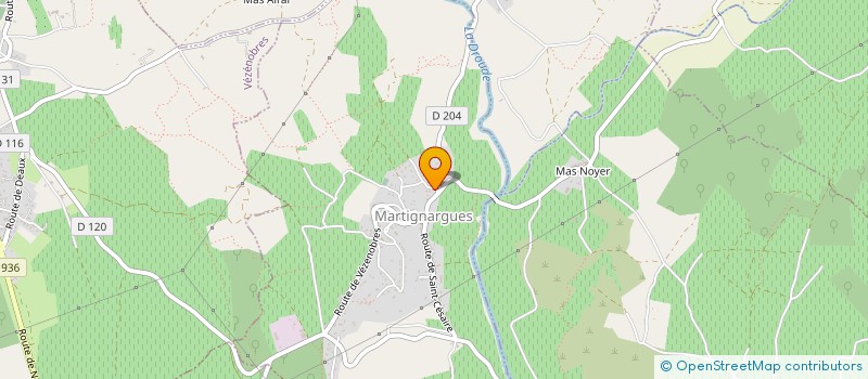 localisation de l'entreprise PEARL COMPANY  MARTIGNARGUES