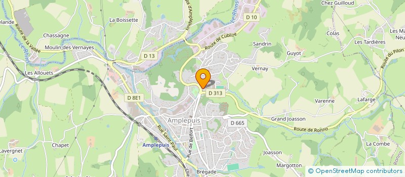 localisation de l'entreprise PEARL JEWELRY STORE  AMPLEPUIS