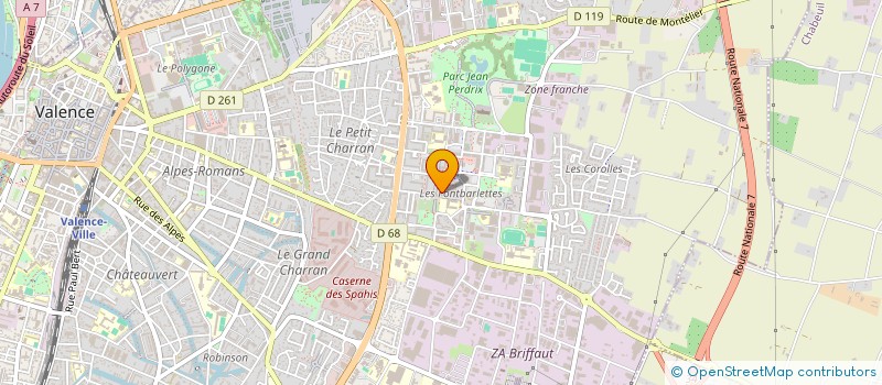 localisation de l'entreprise PEARL MIYUKI  VALENCE